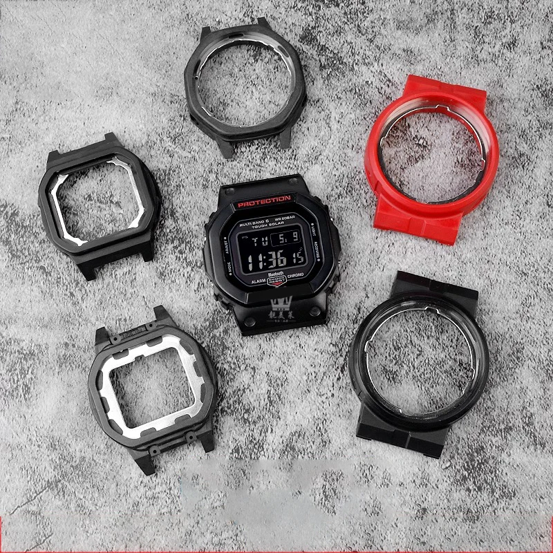 GA-900 GW-B5600 Black Red Inner shell Of The Movement For Casio G-shock DW-5600  GA-110 GA-2100 GM-5600 Plastic Watch Inner Case