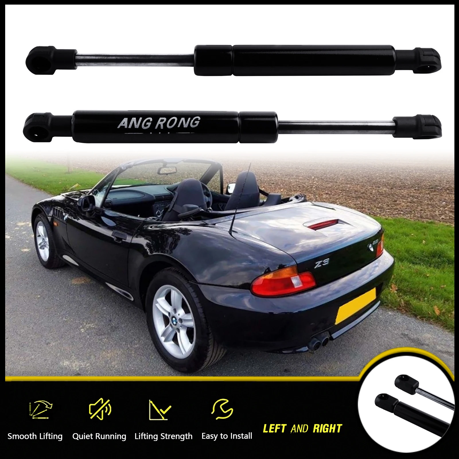 

1 пара задних дверей багажника, газовые стойки, пружинная опора, подъемник 215 мм для BMW Z3 E36 95-03