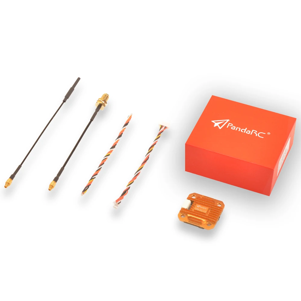 PandaRC BAT Lite 1.3W FPV VTX 5.8G 1300mW قابل للتعديل فيديو الارسال 40CH 6-36V MMCX 20x20mm جبل لطائرات بدون طيار rc