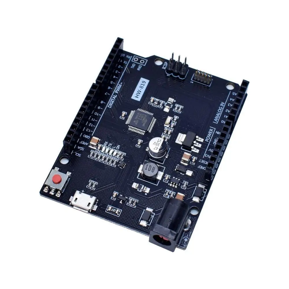 SAMD21 M0. 32-bit ARM Cortex M0 core. Compatible for Arduino Zero Development board