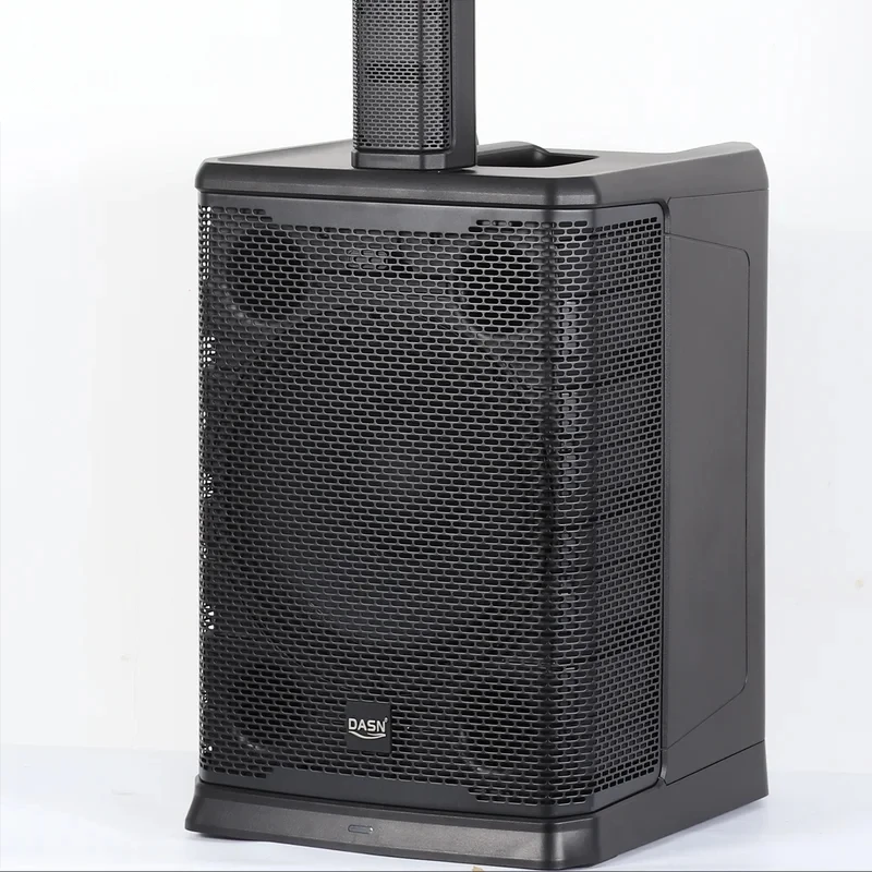 DASN B15 4000W Peak 1000W RMS Audio Dj Party Stage Indoor Outdoor Active Professional Column Speaker 12 Inch Subwoofer PA System