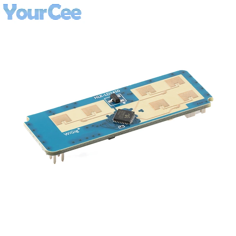 5 stücke/1 stück LD2450 24G MM Welle Menschlichen Körper Motion Tracking Flugbahn Radar Sensor Modul HLK-LD2450 Sensing abstand 8M Smart Home