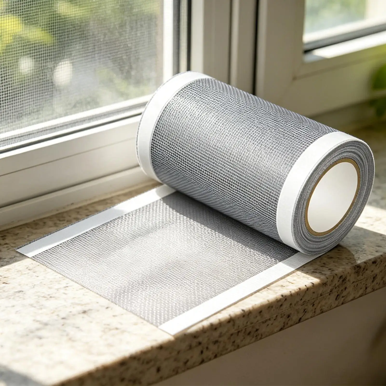 Screen Repair Tape Transparent Tear-Resistant Strong Adhesive Mesh Patch Window Door Screen Repair Roll for Home Patio Porch RV