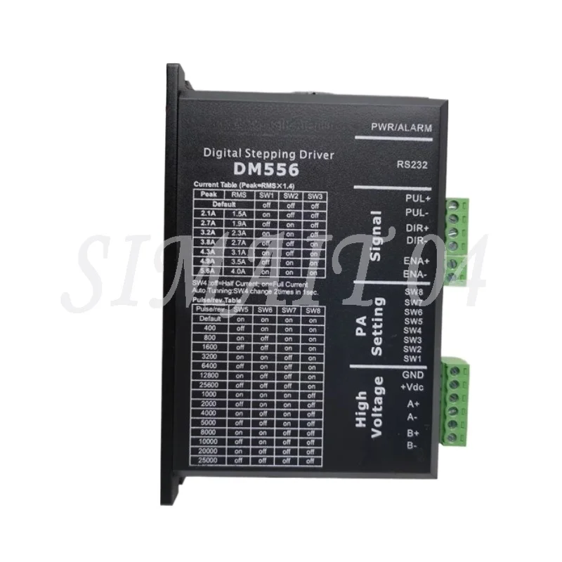 

57MM/86MM Stepper Motor Driver - Leadshine DM556 (2-Phase), 36-60 VDC Input, 2.1A-5.6A Output