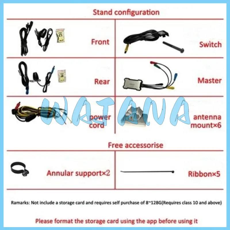 Driving Recorder Modification Kit Assembly (tw) 1184300-051000