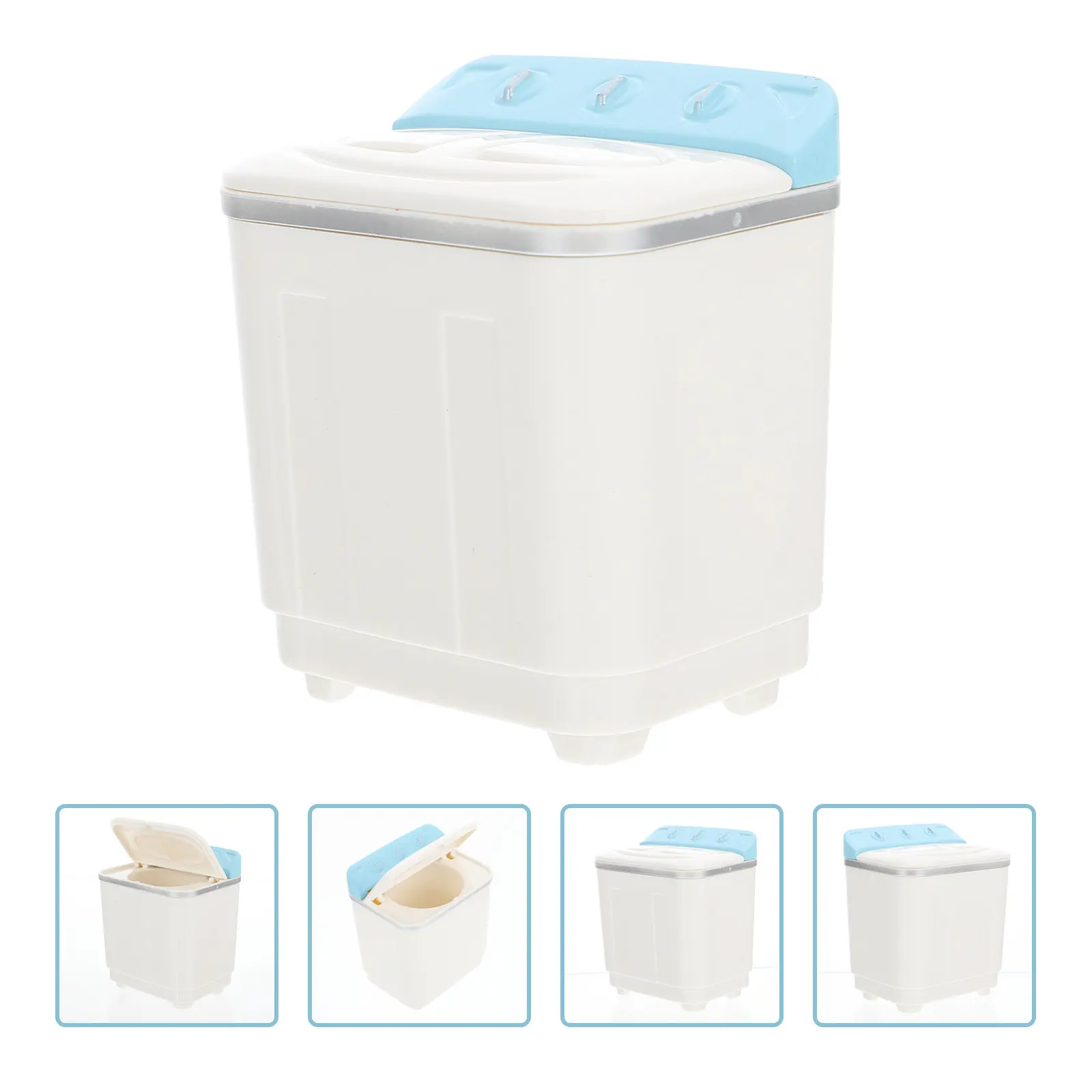 Mini Washing Machine Simulation Educational Plaything Plastic Home Appliance Kids Role-Play Early Learning Children Gift