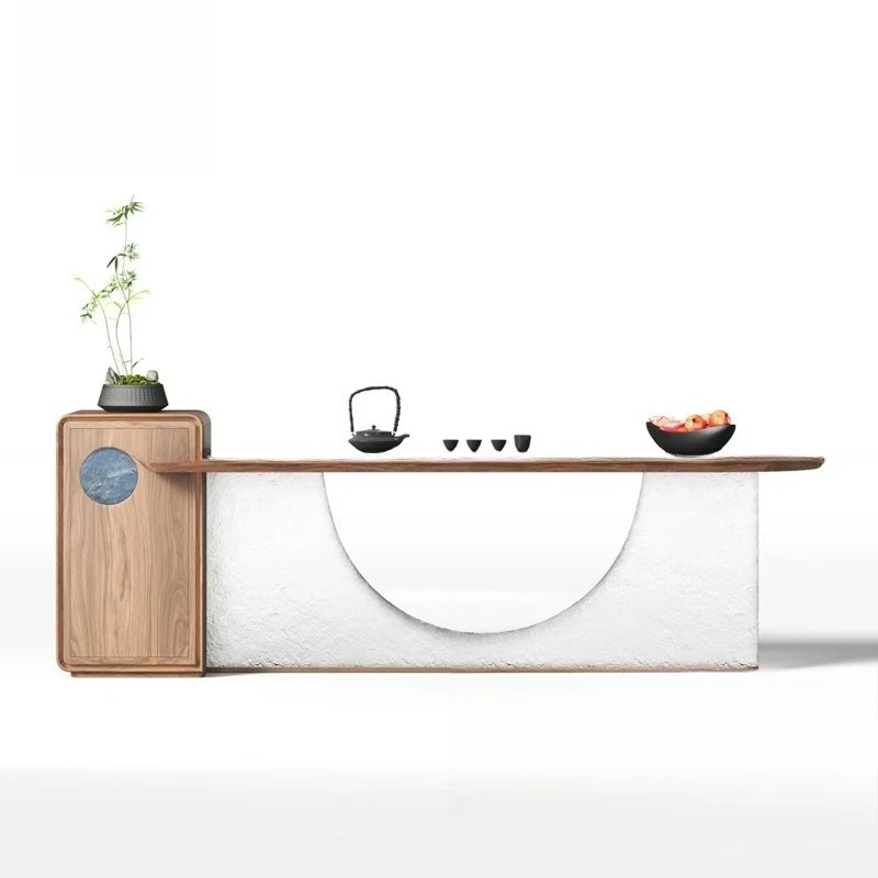 

Long table tea table work coffee villa hotel tea room sales department