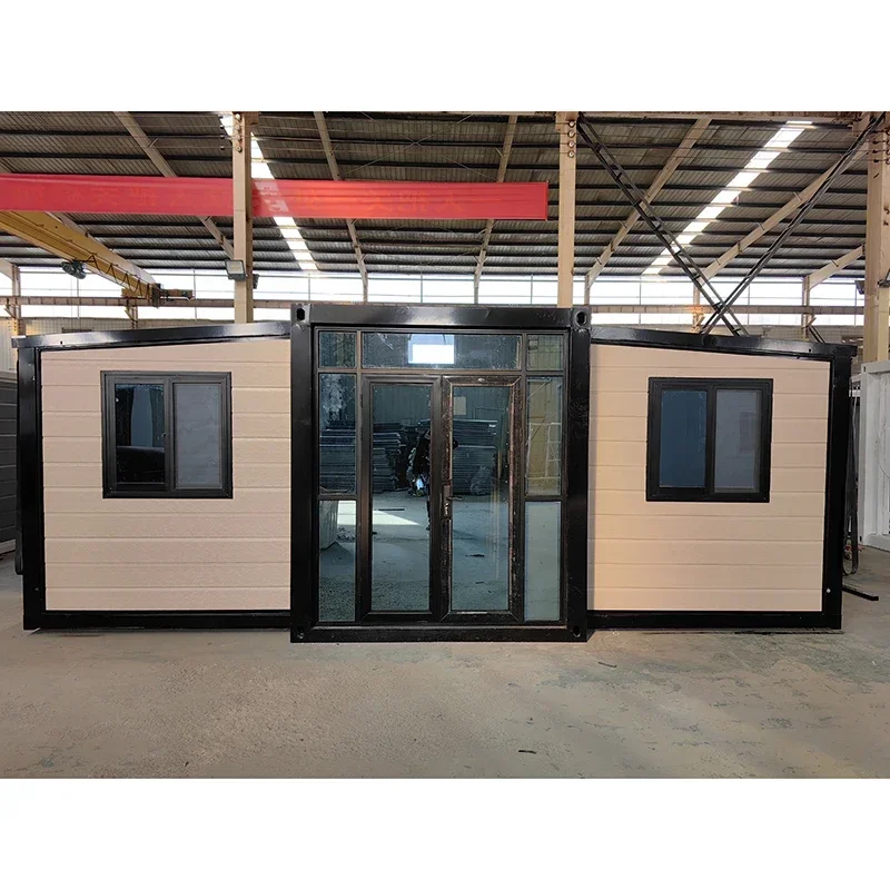 Factory Direct Supply 20Ft Fold Office Easy Prefabricated Container House Prefabricated Expandable Granny Flat House