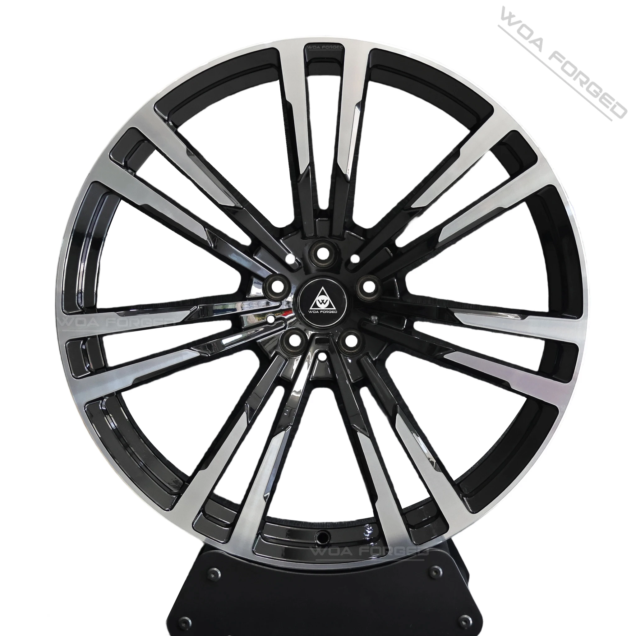 

Custom 18 19 20 21 22 Forged Wheels Bright black Spokes Passenger Car Aluminum Alloy Wheels for BMW 3 6 8 Series