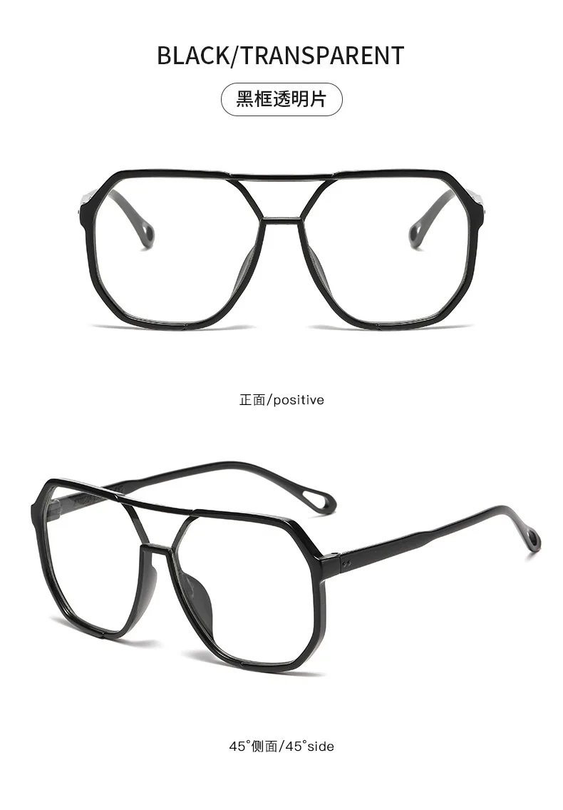 Neue Vintage Quadratische Sonnenbrille für Damen und Herren Luxusmarke Große Runde Sonnenbrillen Weibliche Männliche Eyewear Sonnenbrillen für Männer Frauen – Detail 13
