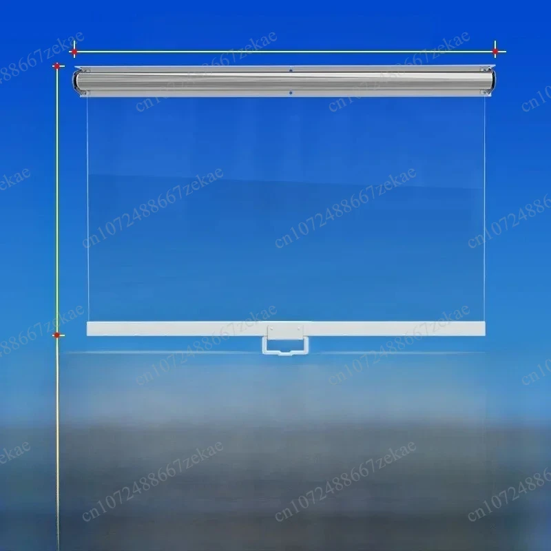 Clear Dustproof Roll Curtain Cold Room Refrigerated Cabinet Isolation Door Curtain