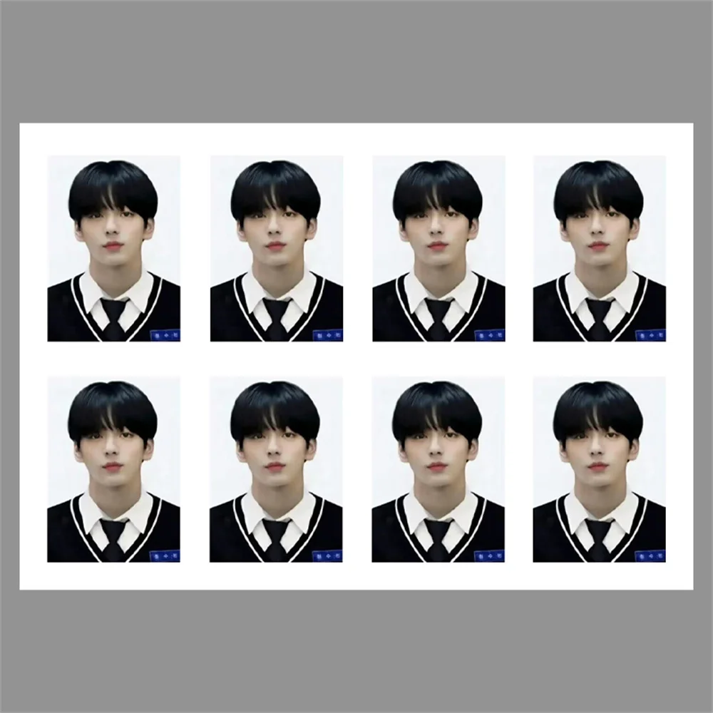 Kpop Idolen Hd Print Id Foto Soobin Beomgyu Taehyun Yeonjun Hueningkai Witte Achtergrond 1 Inch Passort Portemonnee Fotofans Cadeau