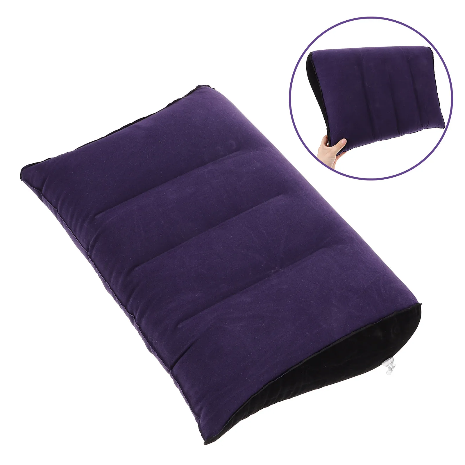 Inflatable Travel Pillow Ultralight Portable Soft Material Comfortable Support Camping Backpacking Car Seat Cushion Lumbar Neck