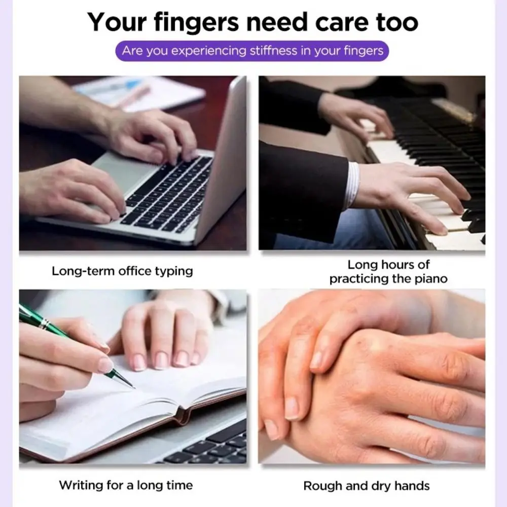 

360-градусный роликовый массажер для пальцев, удобная ручка, вращающийся стальной шарик, инструменты для ухода за пальцами, расслабление мышц, противоскользящий