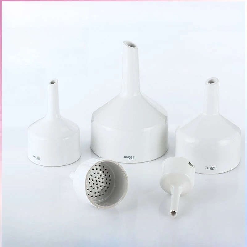 1Pcs Lab 40/60/80/100/120mm Brinell Funnel Porcelain Funnel Oil Pumping Funnel High Temperature Resistance s