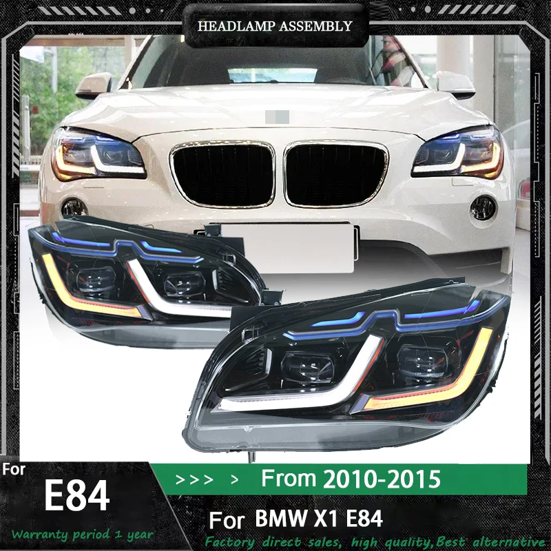 

Car Lights For BMW X1 E84 Headlights 2010-2015 Full LED Projetor Headlamp Daytime Running Light Automotive Accessories