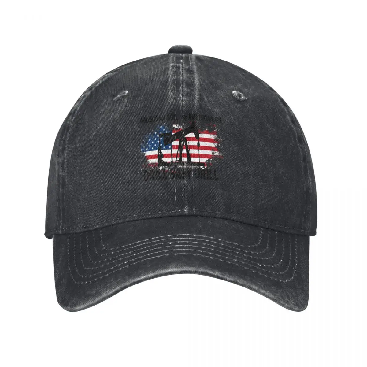 American Soil American Oil Drill Gorra de béisbol 'Baby Drill' para hombre, Gorro de Navidad, Gorras de playa para mujer, Gorras para hombre