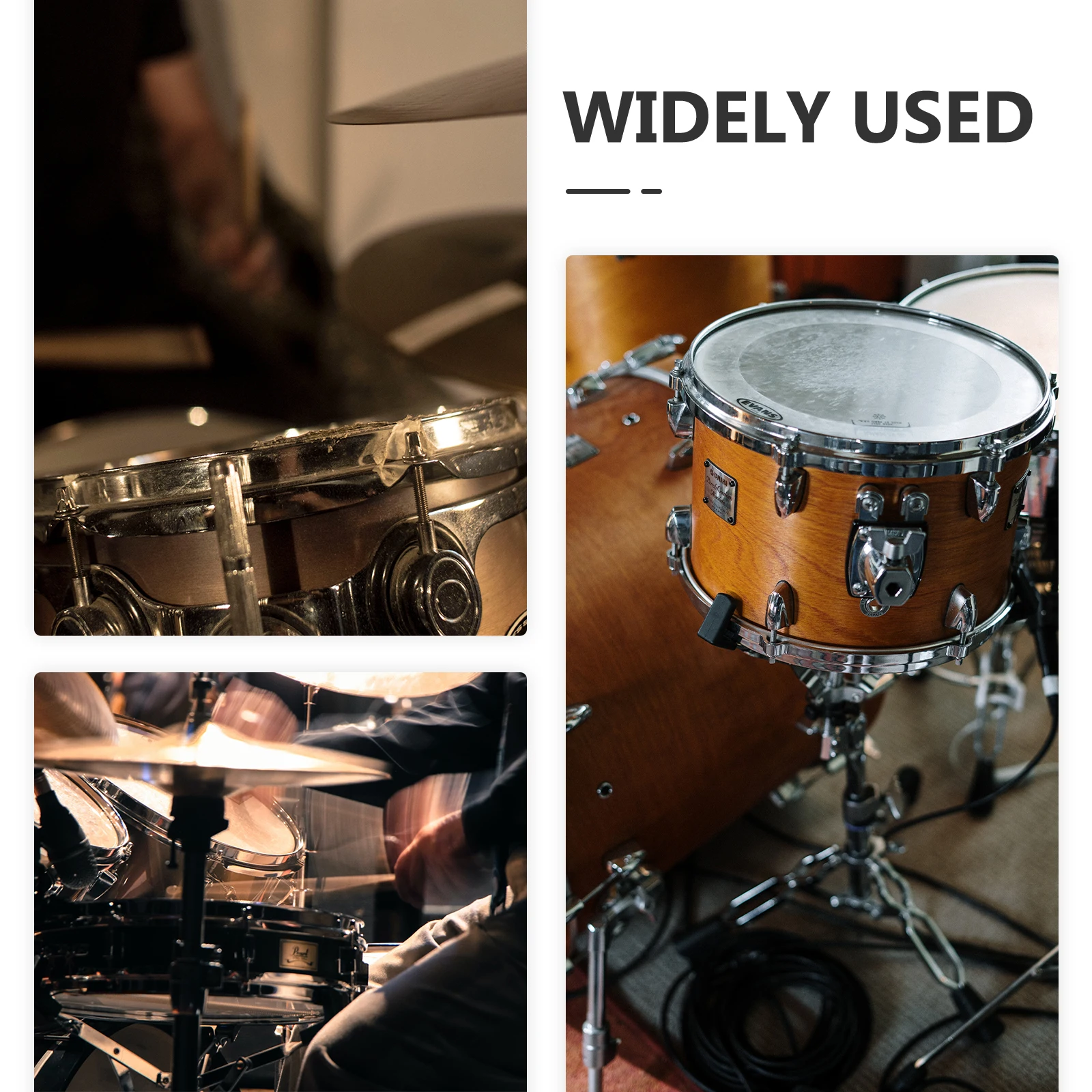 

Silicone Bass Drum Hoop Guard Pad Kick Protector Self Adhesive Sturdy Replacement Compatible Jazz Drums Drum Accessories