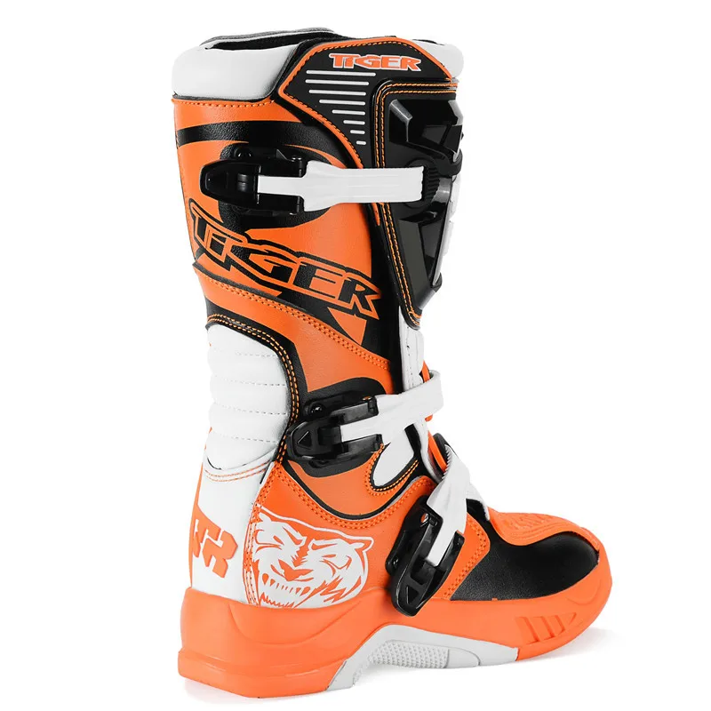 New Arrival TR Professional Kids Motocross riding boots children young men motorcycle motorbike racing shoe COOL shoes for boys