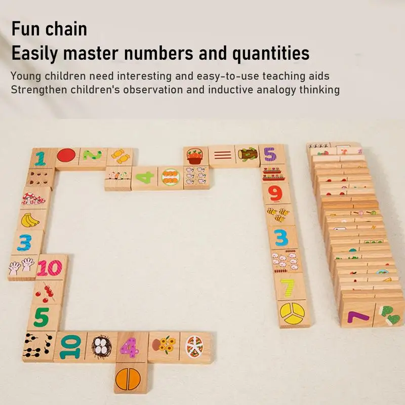 Matching Puzzle Math Puzzle Wooden Board Number Matching Maze Number Sorting Game Fun Matching Toy For Birthday Children's Day