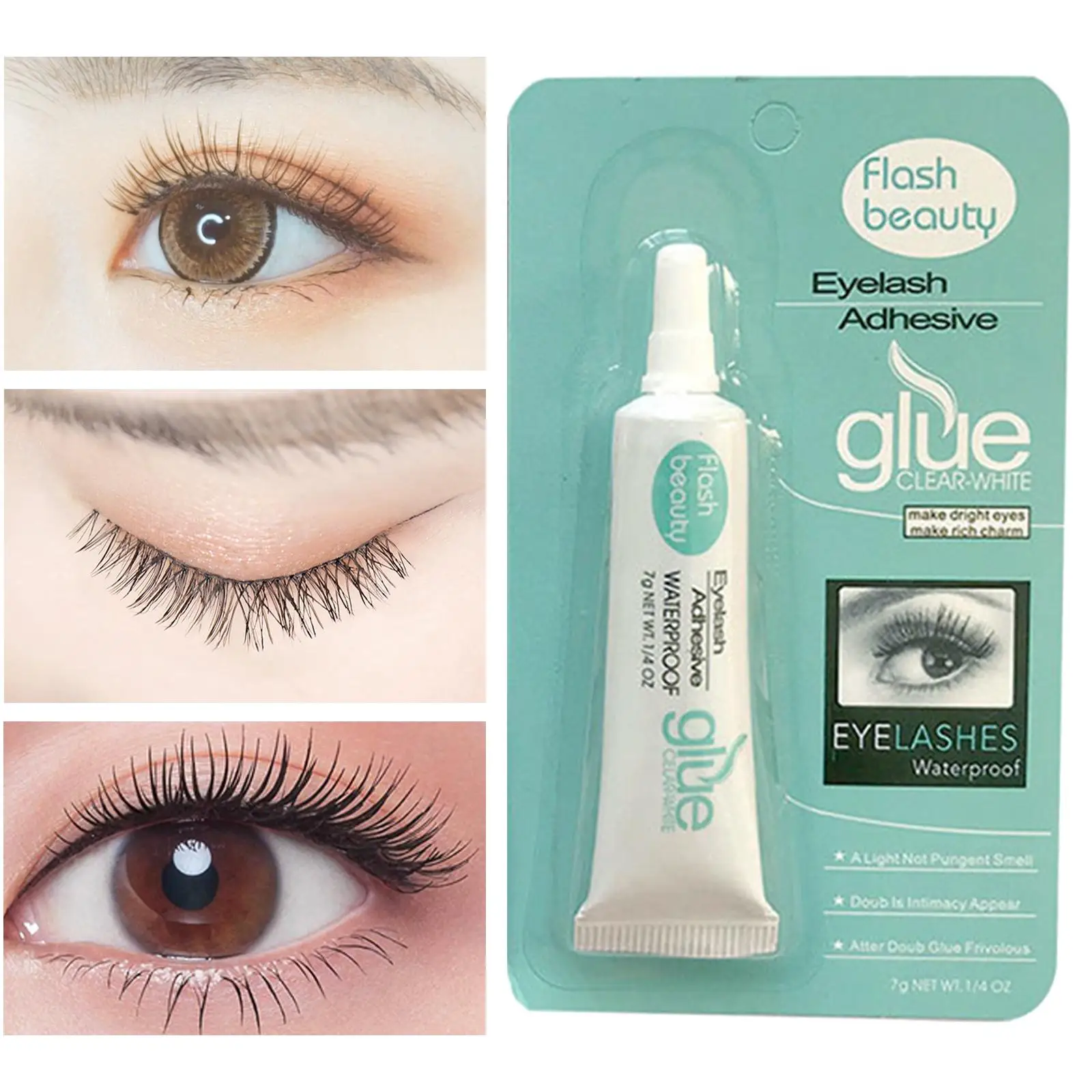 Wimpern-Styling-Kleber, 7 g, schnell, stark klebend, schnell trocknend, für Wimpernzubehör und Make-up-Zubehör