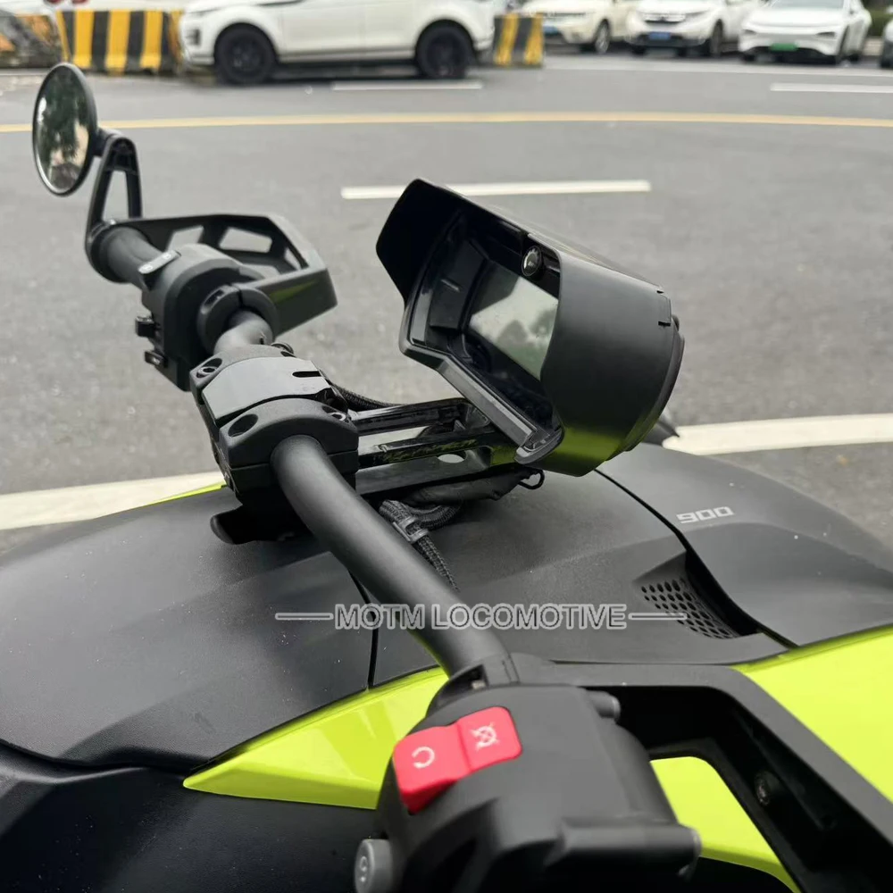 FOR Can-Am Ryker Motorcycle Gauge Shading Shield Dustproof Instrument Frame Non-destructive Installation 2019 2025 #5