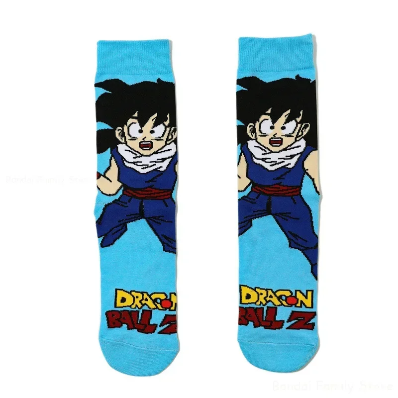 Dragon Ball Son Goku Anime Socks Men Funny Hip Hop Long Socks Personality Comfortable Sock Cartoon Kids Birthday Xmas Gift Meias