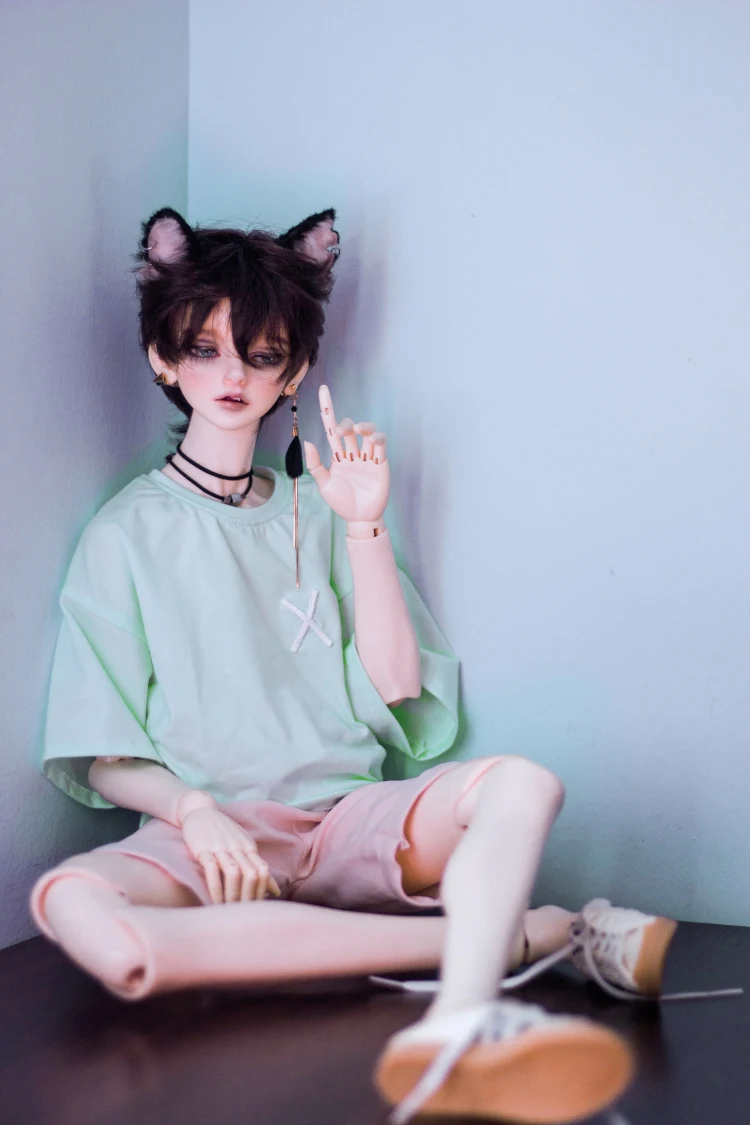 BJD DOLL pantalones rosas monos pantalones camiseta ropa para 1/3 SD 60cm 24 "1/4 17" de alto tío MSD DK DZ AOD DD Dol