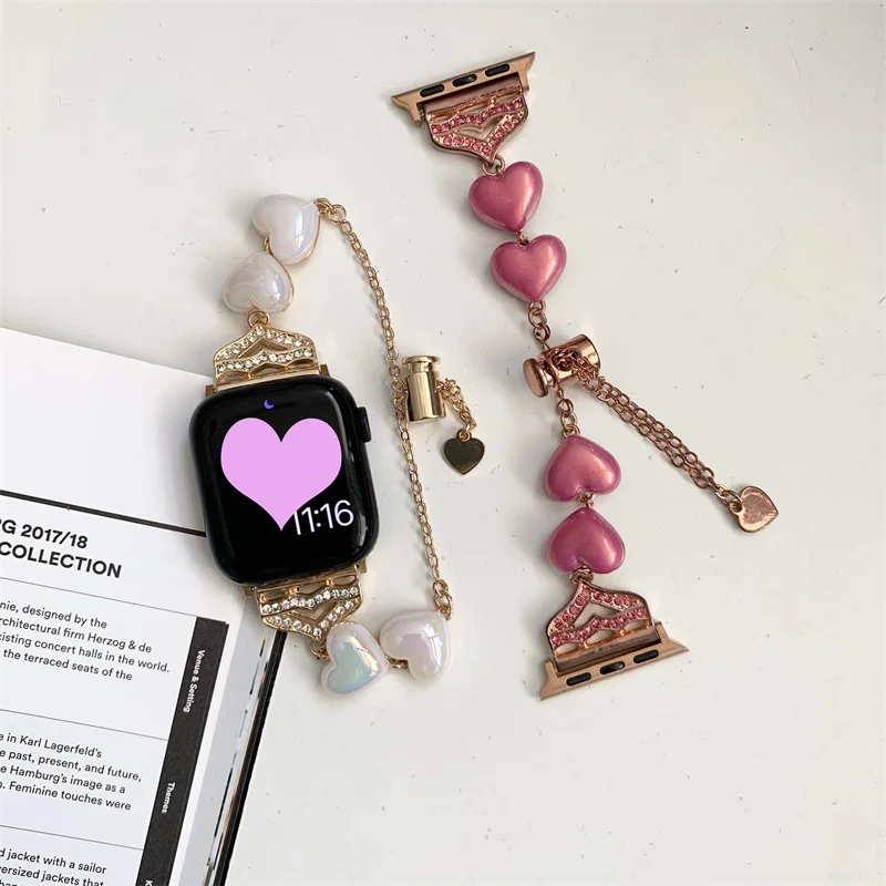 Браслет металлический для Apple Watch Series 6 5 7 SE 8 4 3 2 49 мм 41 мм 45 38 мм 40 мм