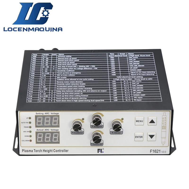 Imagem -02 - Fangling Cnc Plasma Máquina Controlador Fonte de Alimentação Chama Controlador Tocha F1621 3.0 v 24v 10a F2100b