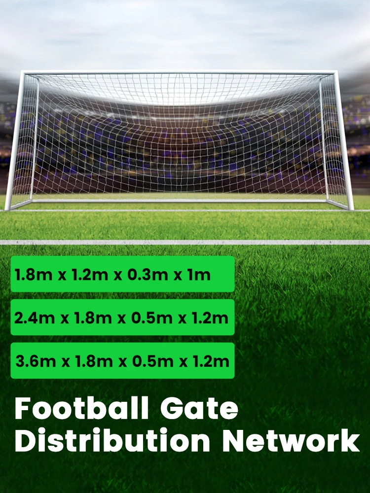 1.8/3.6M Football Goal Net Foldable Portable Soccer Goal Post Football Training Accessories for Club School Football Match