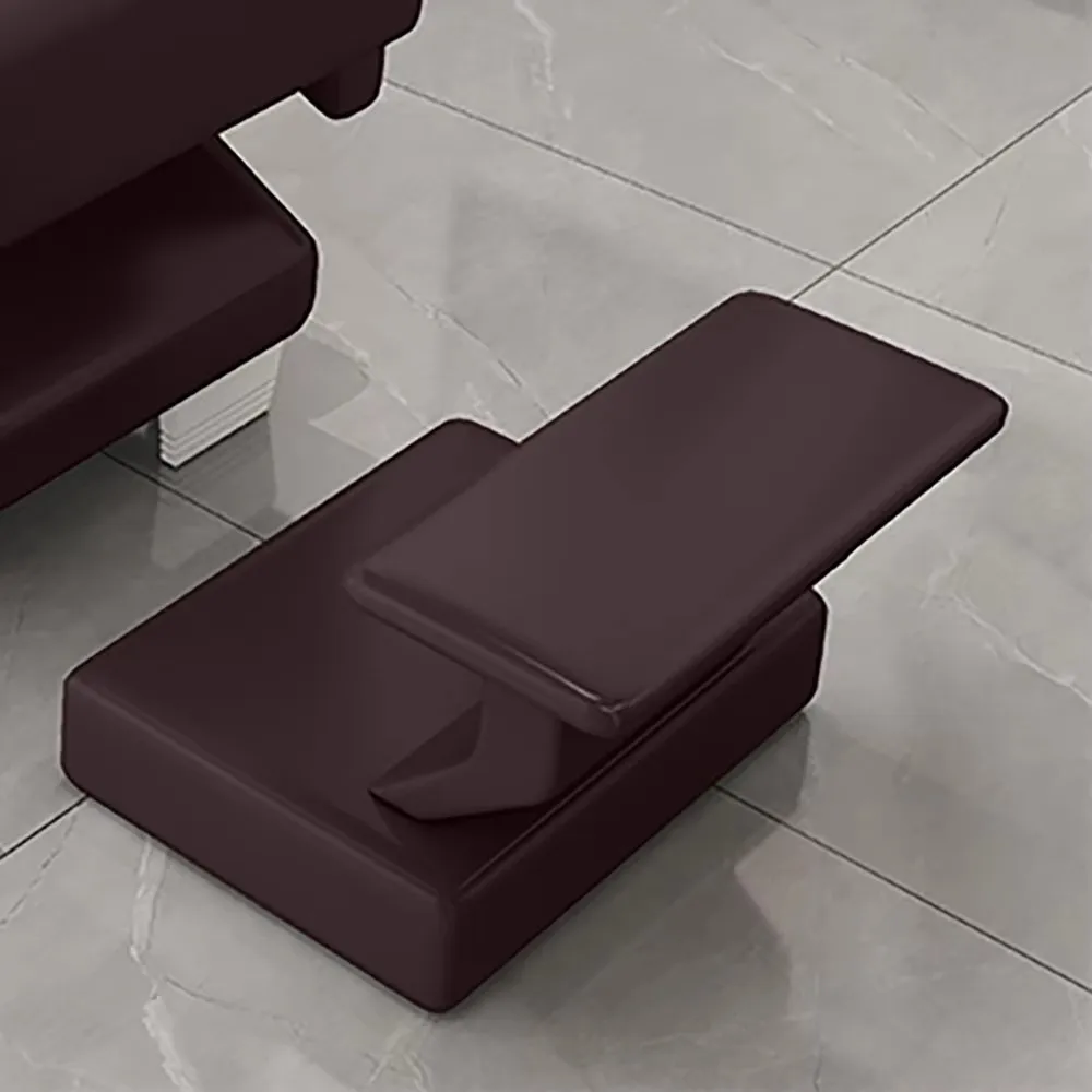 เตียงนวดสุดหรู ทันสมัย สะดวกสบาย พร้อมแชมพูสระผมสูตรพิเศษ เก้าอี้เอนหลังแบบเรียบง่าย สำหรับร้านเสริมสวย