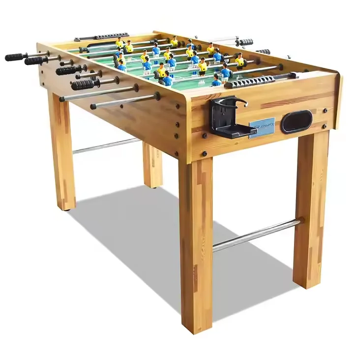 

Hot Sale Mini 48" Football Game Table Kids & Family Indoor Soccer Kicker Table Game with Drink Cup Holder for Sale