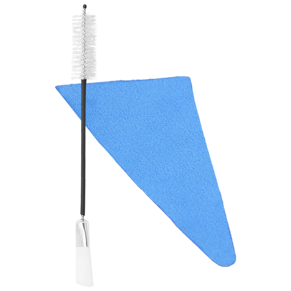 

2 Pcs Sax Cleaning Kit Bass Clarinet Mouthpiece Alto Brush Cloths Accessories Reeds Swab Saxophone Cigarette Holder
