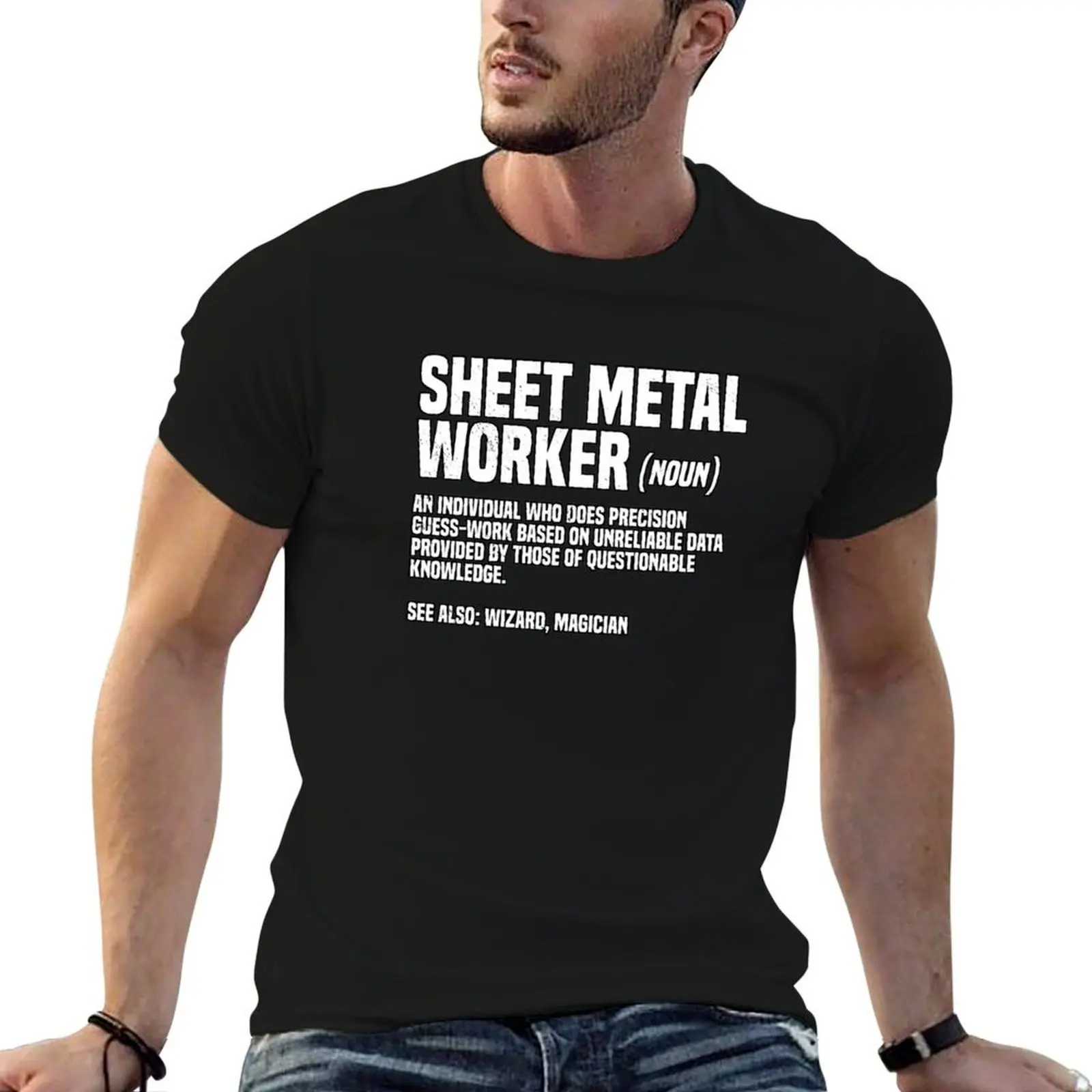 Sheet Metal Worker Shirt T-Shirt summer 2026 customs mens workout shirts