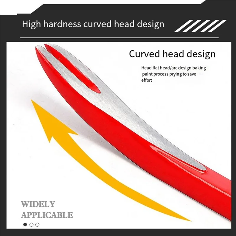 

J1UL1N 4-Piece Nail Puller Tool Set, 12In, 1In, 8In - Heavy Duty & Mini Pry Bar, For Home Remolding & Woodworking