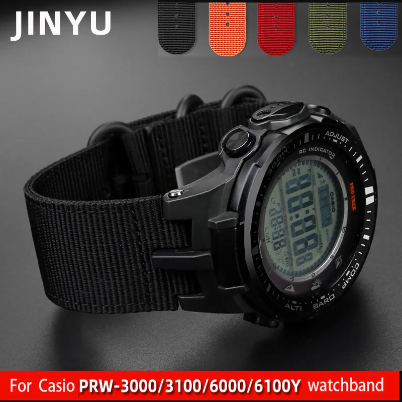 

Ремешок нейлоновый для CASIO prw3000/3100/6000/6100y