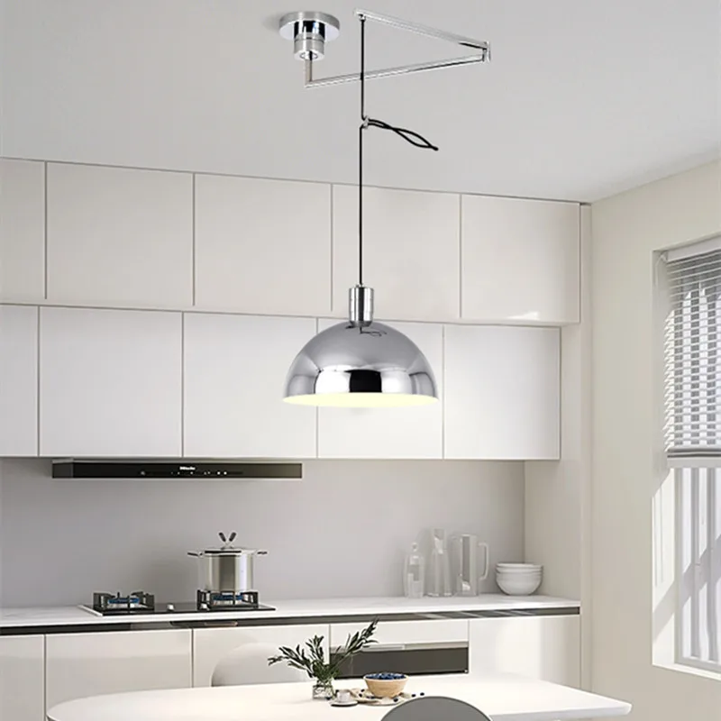 Modern foldable chandelier Nordic Telescoping Pendant Light Living Dining Bedroom Loft Kitchen Denmark Designer Pendant Light