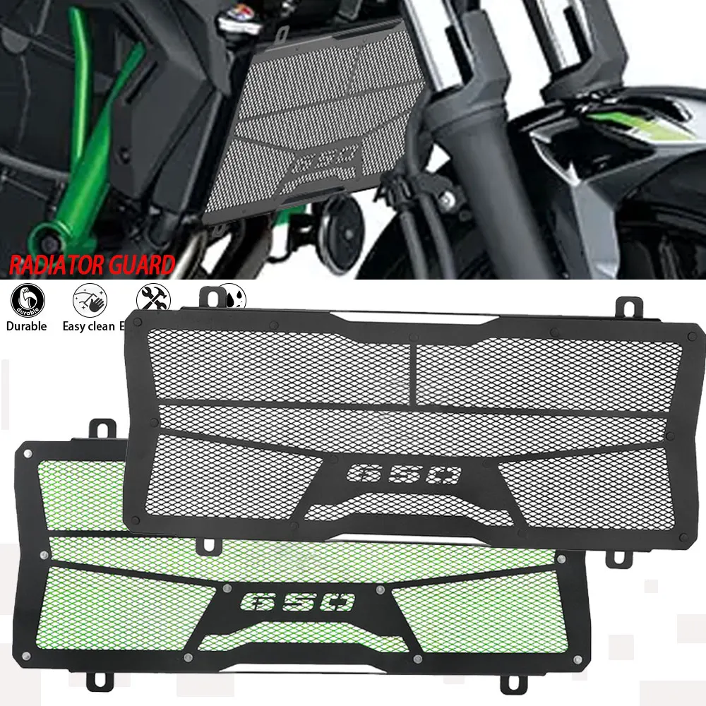 

For Kawasaki Z650 2017- 2024 2023 2022 2018 2019 2020 Z 650 Urban/Performance Motorcycle Radiator Guard Grille Cover Protection