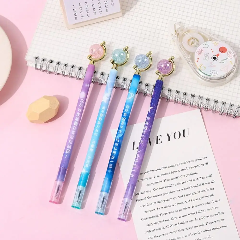 

Kawaii Writing Smoothly 12 Constellations Pens Quick-Drying Black Ink Neutral Gel Pens ST Nib 0.5mm Ballpoint Pen Back To School