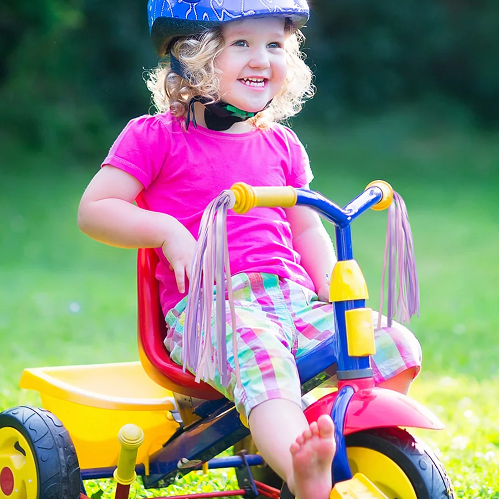 

Bike H Streamers Tassels Streamers Ribbons Pink Purple White Scooter Accessories Durability Glossy