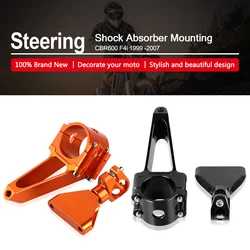 Motorcycles Steering Stabilize Damper Bracket Mount Steer Damper Mounting Kits For Honda CBR600 F4i 1999 -2007 2006 CBR 600 F4 i