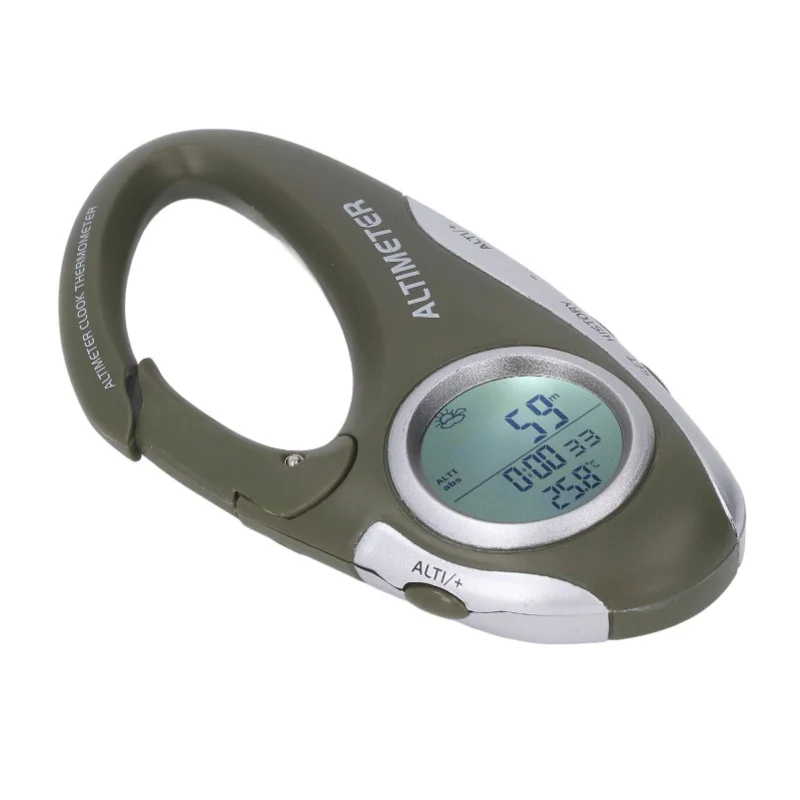 Digital Altimeter Barometer Multifunctional ABS Housing Backlight Altitude Barometer For Outdoor Sports