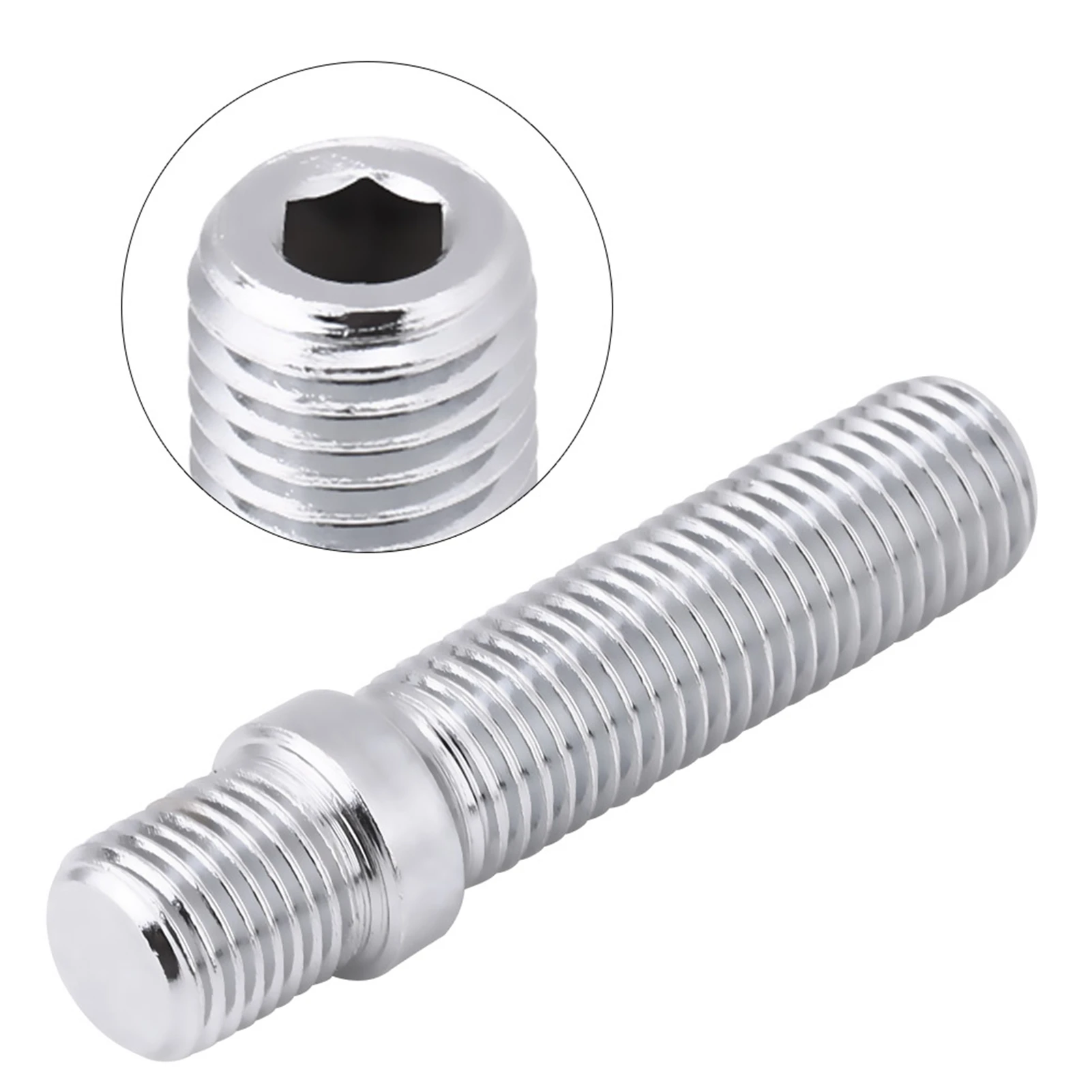 

12x1.5 to 12x1.5 Screw Adapter 50mm Extended Wheels Stud Conversion 12x1.5 to 12x1.5 Screw Adapter Fit for 1998‑2008