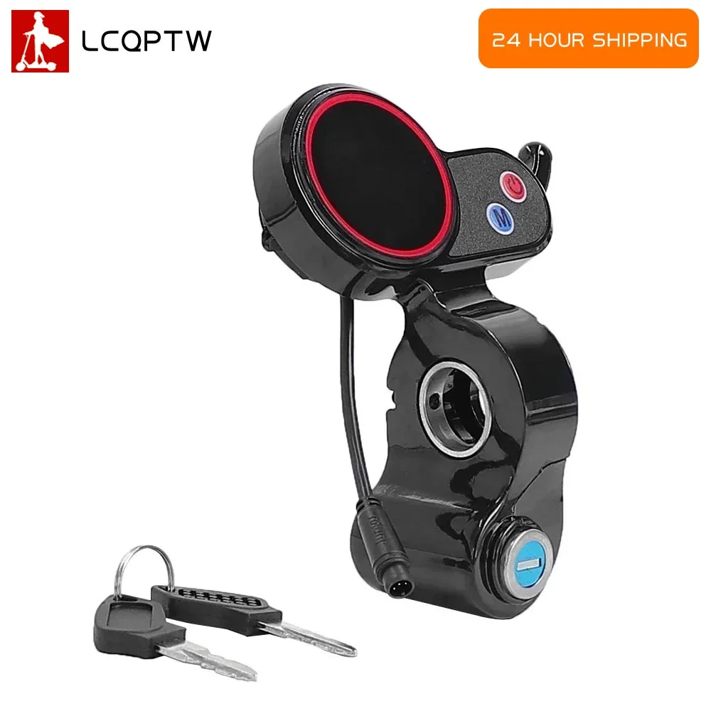 

6-контактный дисплей для самоката Hitway H5, ЖК-дисплей с запирающимися аксессуарами для инструментов, часть приборной панели электрического скутера