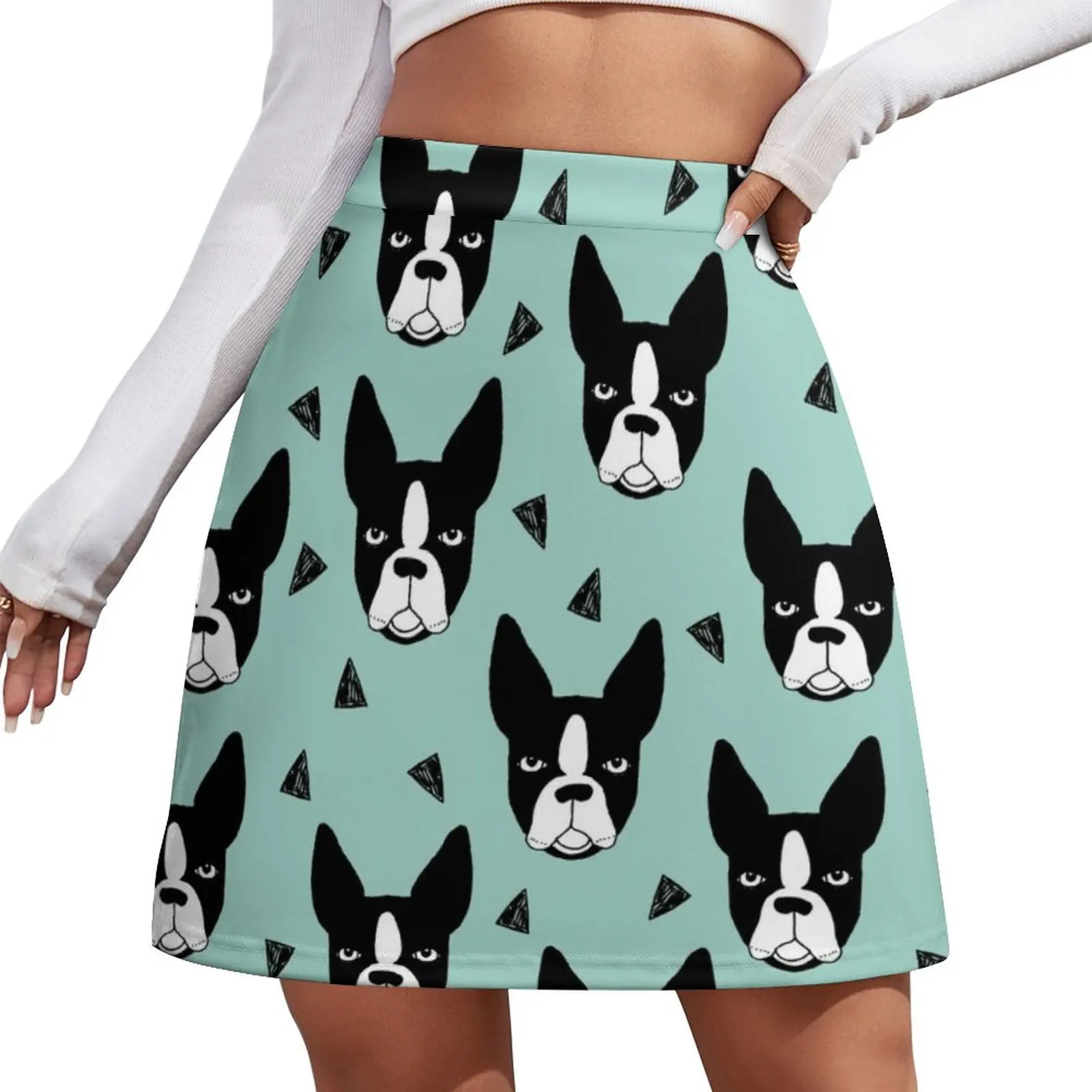 

Boston Terrier - Mint Mini Skirt luxury evening dresses 2026 korean style women clothing cosplay