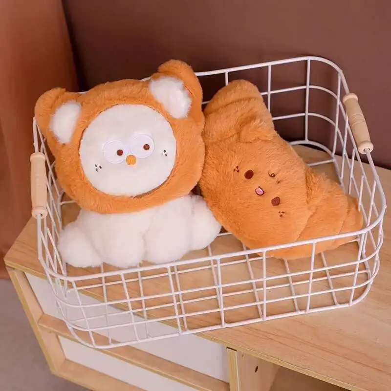 

Kawaii Cat Круассан Хлеб Плюшевая Подушка Милая Еда Плюшевая Кукла Мягкая Забавная Круассан Медведь Игрушка Мягкие Животные Игрушка Подарок