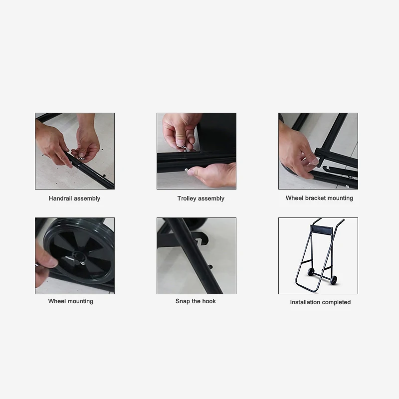 

Складная тележка с подвесным мотором, черный складной кронштейн для тележки, портативный пропеллер весла, подвесная машина, тарган, можно переносить 75 кг