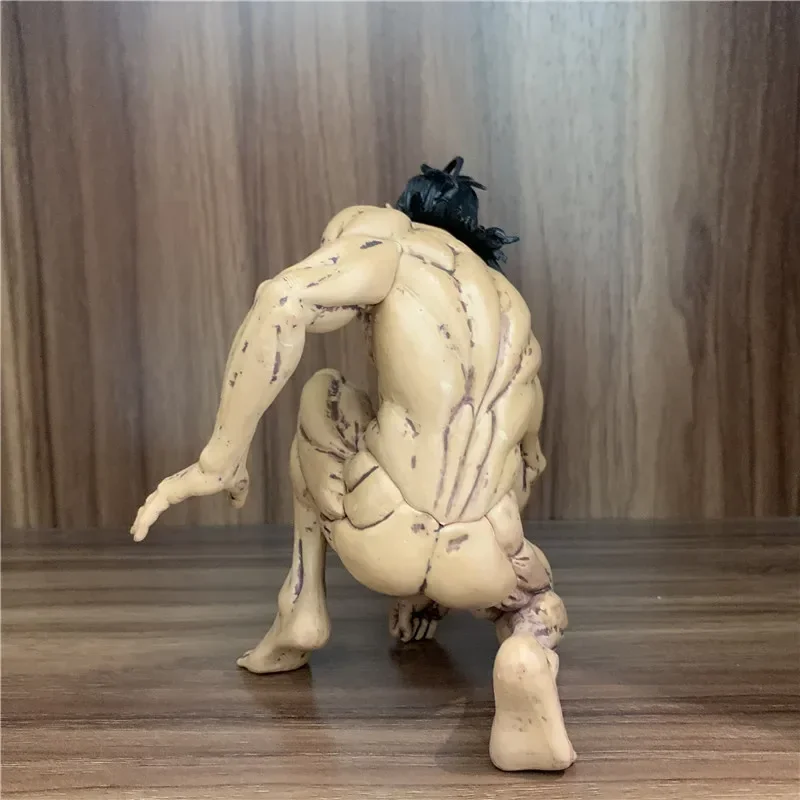 هجوم على تيتان إرين أنيمي العضلات الوحش القرفصاء القتال فير. شخصية عمل إرين جيانتزيشن PVC ، ليفي ميكاسا ، نموذج جمع لعبة