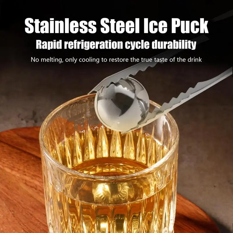 Coffee Frozen Ball Reusable Coffee Cooler With Support Bracket Stainless Hand-Brewed Restaurant Coffee Ice Ball Retain Fragrance